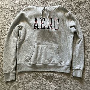 light grey aeropostale hoodie